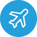 Free Travel Plane Fly Icon