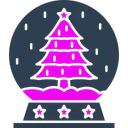 Free Tree Globe Christmas Decorations Icon
