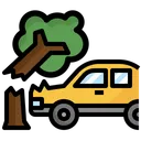 Free Tree On Car Accident Insurance  Icon