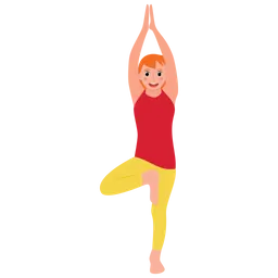 Free Tree Pose  Icon