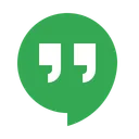 Free Hangouts Soziales Medien Symbol