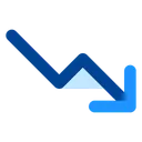 Free Arrow Bearish Chart Icon