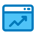 Free Trend Growth Analytics Icon