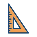 Free 三角形、測定、スケール アイコン
