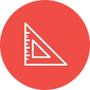 Free Triangle Measure Scale Icon
