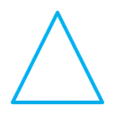 Free Geometrical Shape Triangle Shape Icon
