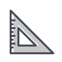 Free Triangle Measure Scale Icon