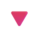 Free Triangle Pointed Down Icon