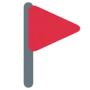 Free Triangular Flag Post Icon
