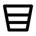 Free Trichterbildung  Symbol