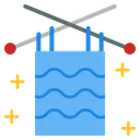 Free Agulha Trico Linha Ícone