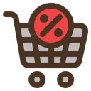 Free Trolley Discount Sales Icon