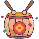 Free Chinesisches Neujahr Musik Instrument Icon