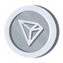 Free Tron Silver Cryptocurrency Crypto Icon
