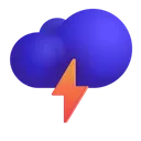 Free Com Relampago Cor Ícone