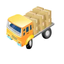 Free Truck Courier Luggage Icon