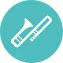 Free Brass Cornet Marching Band Icon