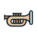Free Trumpet Concert Instrument Icon