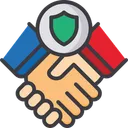 Free Trust Loyal Partnership Icon