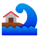 Free Tsunami Sea Wave Icon