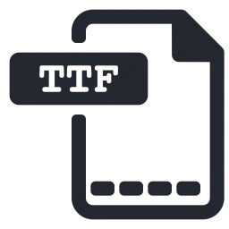 Free Ttf  Icon