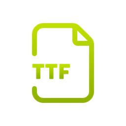 Free Ttf  Icon