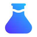Free Tubo De Ensayo Matraz Quimica Icono