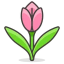 Free Tulip Rose Flower Icon