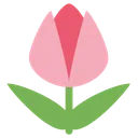 Free Tulipan Flor Rosa Icono