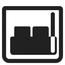 Free Glass High Contrast Icon