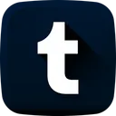 Free Tumblr Social Media Logo Icon