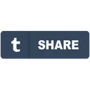 Free Tumblr share button  Icon