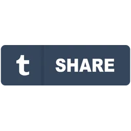 Free Tumblr share button Logo Icon