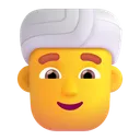 Free Usando Turbante Color Icono