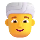 Free Usando Turbante Color Icono