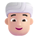 Free Usando Turbante Color Icono