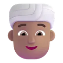 Free Usando Turbante Color Icono