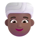 Free Usando Turbante Color Icono