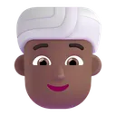 Free Usando Turbante Color Icono