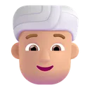Free Usando Turbante Color Icono