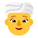 Free Usando Turbante Plano Icono