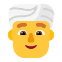 Free Usando Turbante Plano Icono