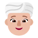 Free Usando Turbante Plano Icono