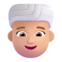 Free Usando Turbante Color Icono