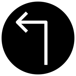 Free Turn-left-arrow  Icon