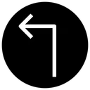 Free Turn Left Arrow Arrow Direction Icon