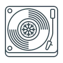 Free Turntable Music Vinyl Icon