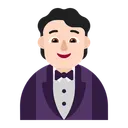 Free In Tuxedo Flat Icon