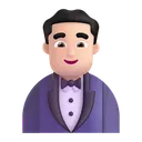 Free In Tuxedo Color Icon