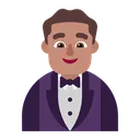 Free In Tuxedo Flat Icon